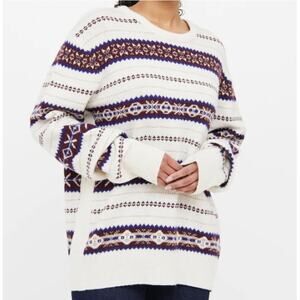 Rag & Bone Cream & Multicolour Knit Wool Sweater